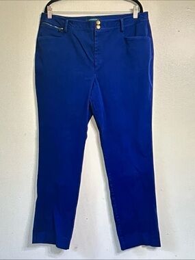 Lauren Ralph Lauren Royal Blue Women's Trousers